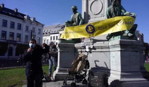 Rassemblement organisé par Rise for Climate Belgium à Bruxelles