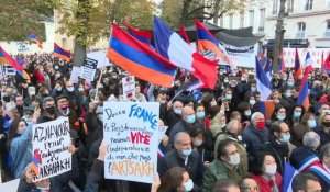 Karabakh: la communauté arménienne et des sympathisants manifestent à Paris