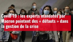 Covid-19. Les experts mandatés par Macron pointent des « défauts » dans la gestion de la crise
