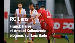 RC Lens: Franck Haise et Arnaud Kalimuendo élogieux sur le « phénomène » Loïc Badé