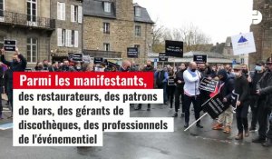 Saint-Brieuc. Une « marche mortuaire » réunit près de 300 patrons de bars, restos et discothèques