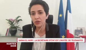 Sarah El Haïry, la secrétaire d'Etat à la jeunesse, est l'invitée de Télénantes