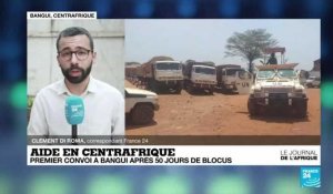 Centrafrique : premier convoi d'aide à Bangui après 50 jours de blocus rebelle