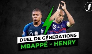 Duel de générations : Kylian Mbappé  vs Thierry Henry