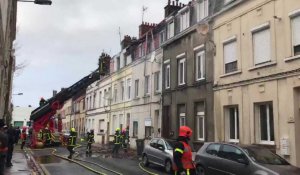 Incendie dans une maison de la rue Dénis Papin à Calais