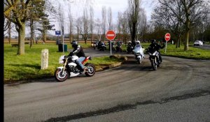 Les motards de l'Oise réclament la légalisation de la circulation interfiles