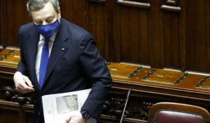 Après les sénateurs, les députés italiens accordent leur confiance à Mario Draghi