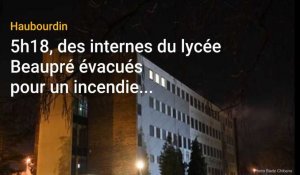 Haubourdin : incendie (en mode exercice) à l'internat du lycée Beaupré