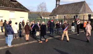Manifestation à l’école des Bruyères à Vireux-Wallerand