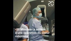 Bordeaux : Au coeur d'une opération robotisée à l'hôpital cardiologique du CHU