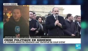 Arménie : rassemblements des soutiens et des opposants à Nikol Pachinian à Erevan