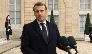 Macron promet une "montée en puissance" de la production de vaccins en Europe