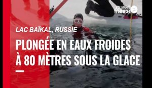 VIDÉO. Un Russe bat le record du monde de plongée en apnée sous la glace