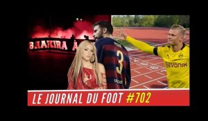 PSG-Barça: une banderole sur SHAKIRA fait scandale, le surprenant record du monde détenu par HAALAND