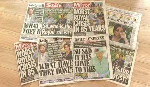 "La pire crise royale en 85 ans": Les tabloïds britanniques réagissent à l'interview de Harry &amp; Meghan