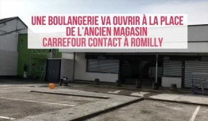 Une boulangerie va ouvrir à la place de l’ancien magasin Carrefour Contact à Romilly 