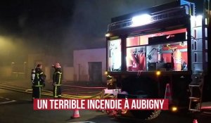 Un terrible incendie à Aubigny dans la Somme 