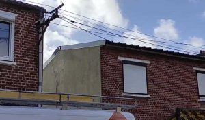 Une toiture de maison s'envole à Beuvry