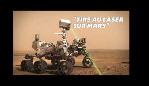 Sur Mars, Perseverance effectue des tirs du laser et cela s'entend