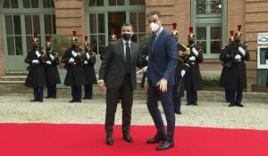 Sommet franco-espagnol: Emmanuel Macron accueille Pedro Sanchez