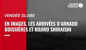 VIDÉO. L'arrivée d'Arnaud Boissières et Kojiro Shiraishi sur le Vendée Globe 