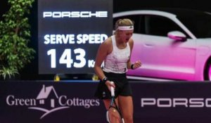 WTA - Lyon 2021 - Kristina Mladenovic : "J'ai deux victoires, ça veut dire que je me suis bien adapté et que mon jeu est bien en place"