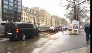 Près d'un millier de chauffeurs Uber et de taxis enlisent la circulation à Bruxelles 