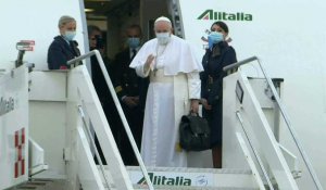 Le pape François s'envole de Rome pour une visite historique en Irak