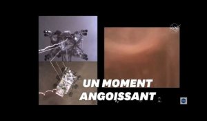 La NASA publie la première vidéo de l’atterrissage du rover Perseverance sur Mars