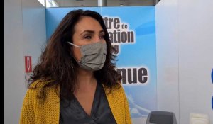 Ouverture du centre de vaccination à Liege Airport: interview de Christie Morreale 