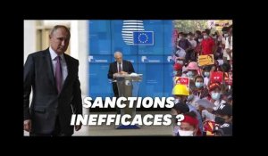 De la Russie à la Birmanie, l'UE multiplie les sanctions internationales... sans grand résultat?