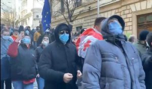 Géorgie : manifestation à Tbilissi après l'arrestation d'un des chefs de l'opposition