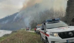 Près de 800 hectares de végétation détruits au Pays basque