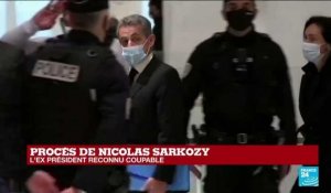 L'ex-président français Nicolas Sarkozy condamné à 3 ans de prison dont un ferme pour corruption