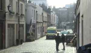 Londres : une ambulance quitte sous escorte policière l'hôpital où se trouve le prince Philip (2)