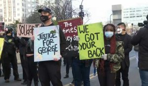 USA: Manifestation à Minneapolis alors que s'ouvre le procès de Derek Chauvin