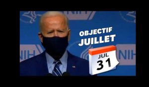 Covid-19: "Tous les américains vaccinés d'ici fin juillet" annonce Joe Biden