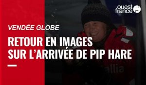 VIDÉO. L'arrivée de Pip Hare sur le Vendée Globe 2020-2021
