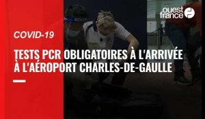 VIDÉO. Des tests PCR obligatoires à l'aéroport Roissy Charles-de-Gaulle