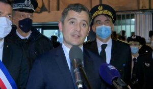 Poissy: Darmanin soutient les policiers et promet une "pénalisation" des "tirs de mortiers"