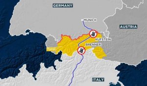 Covid : l'Allemagne barricadée, reportage sur la frontière avec le Tyrol autrichien