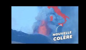 Jets de laves et gigantesque panache de fumée pour l'Etna en éruption