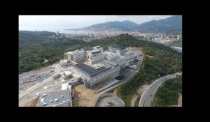 Nouvel hôpital d'Ajaccio : visite de chantier
