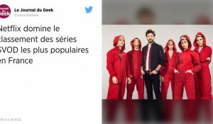 Casa de papel, Stranger Things, Sense 8... Netflix domine le classement des séries préférées des Français