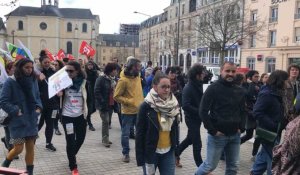 Le Mans. Manifestation des enseignants contre la loi de la confiance du ministre Blanquer