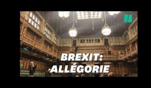 Brexit: le Parlement britannique littéralement sous l&#39;eau