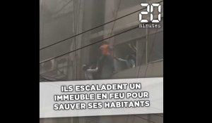Le Rewind: Ils escaladent un immeuble en feu pour sauver ses habitants