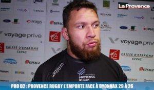 Pro D2 : Provence Rugby l'emporte face à Oyonnax 29 à 26