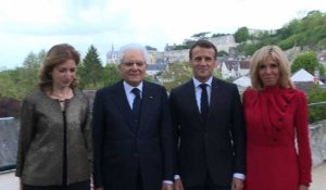 Macron et Mattarella célébrent Léonard de Vinci à Amboise (2)