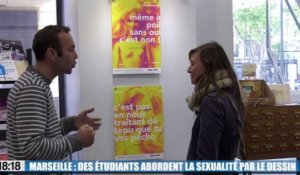 Marseille : des étudiants abordent la sexualité par le dessin